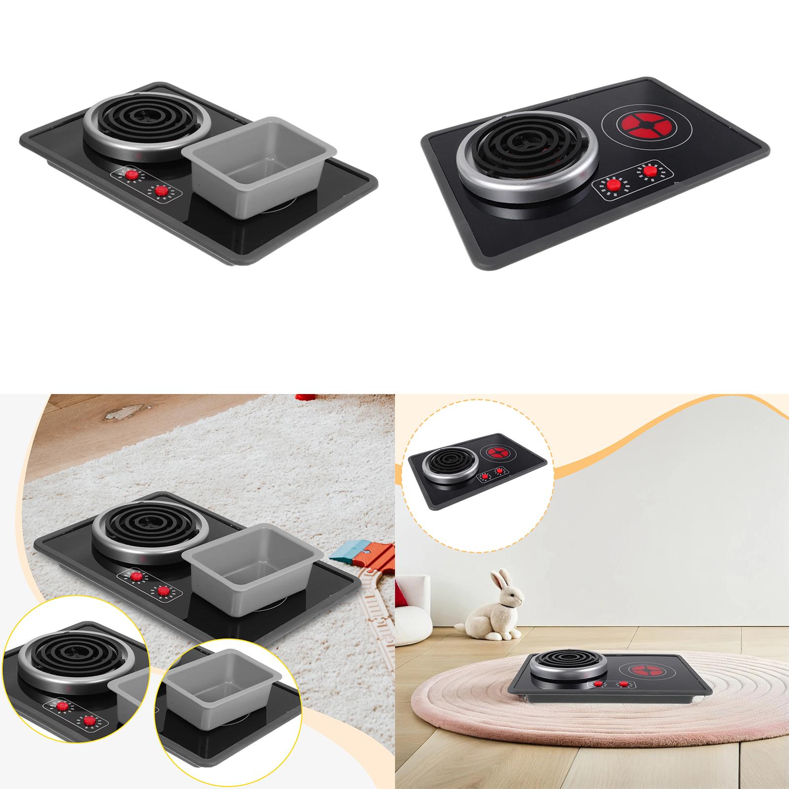 Play Kitchen Set - Kinderküchenspielzeug, Herdspielzeug mit Lichtern und Geräuschen,