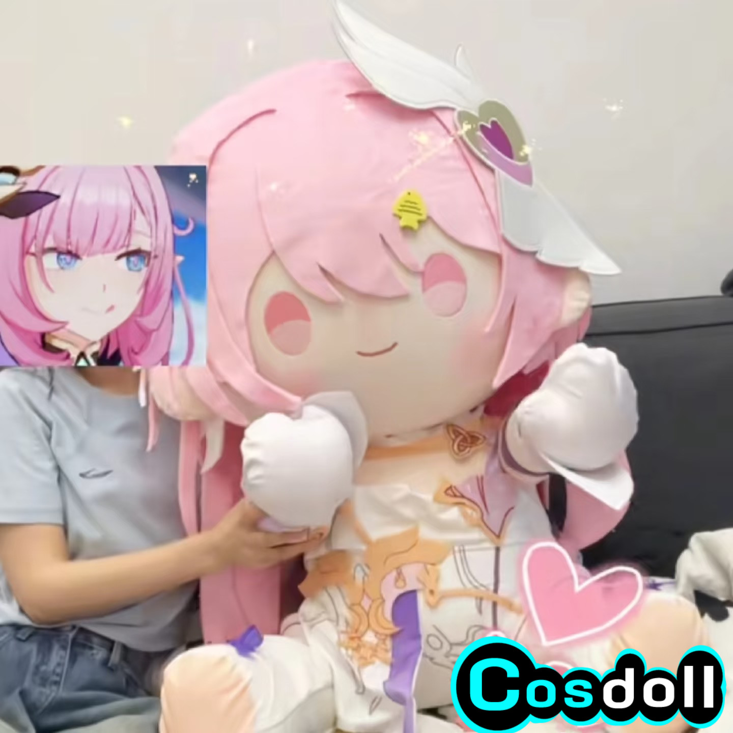 Soft Plush Doll - 80 cm Honkai Impact 3 Elysia