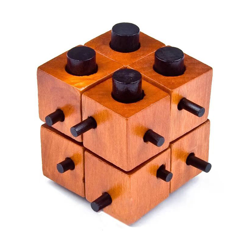 Wooden Puzzle Kids - Hölzerne Denkspiele zum Entlösen von Verriegelungen,