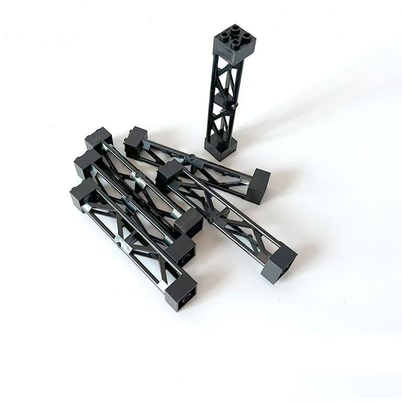 Toy Train Track Set - 20 Stück 95347 58827 Eisenbahngleis-Stützpfosten MOC