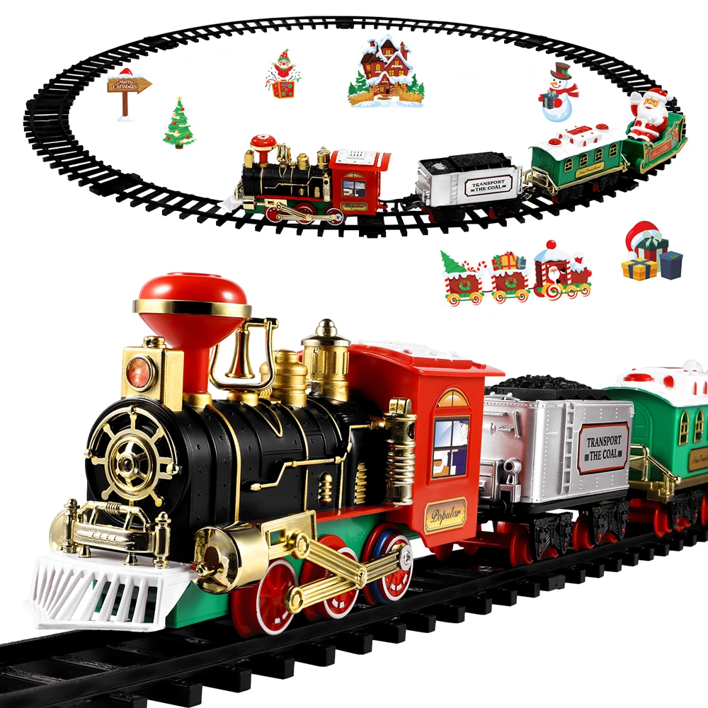 Toy Train Track Set - Weihnachten Zug Set Festliche Mini Lokomotive