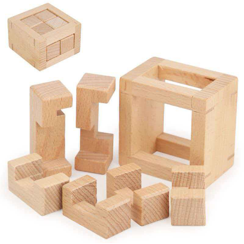 Wooden Puzzle Kids - YueYu II Holzpuzzle zum Auflösen, schwierige
