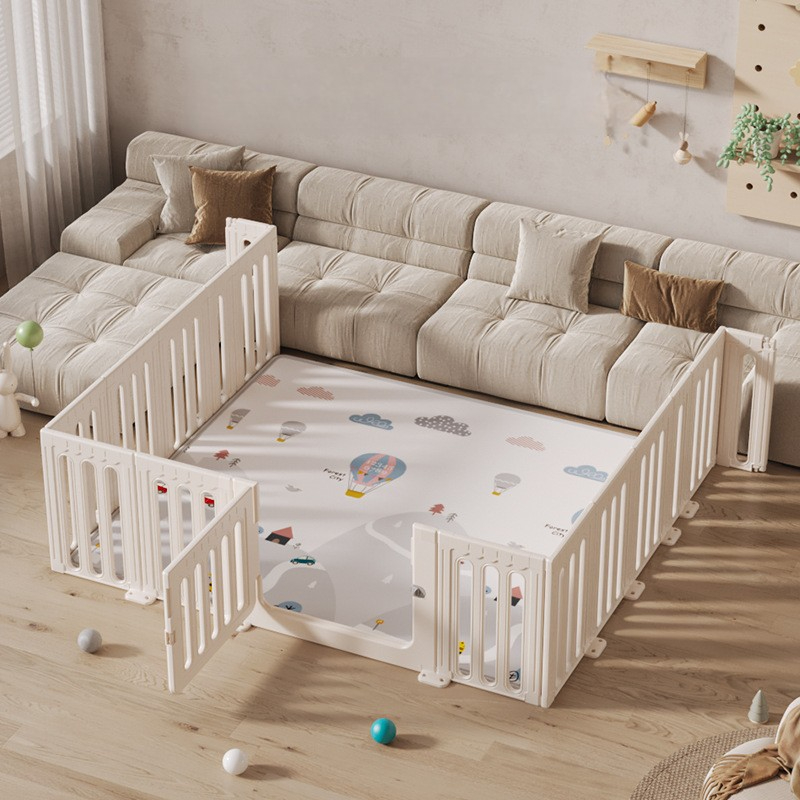 Kids Storage Toys - Kletter-Lernspielzeug für Kleinkinder: Krabbelaktivitäten fördern, Sicherheitszaun,