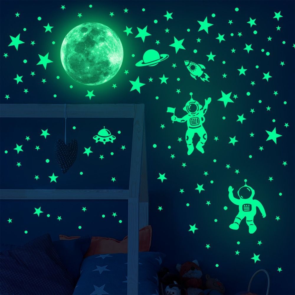 Glow In Dark Stars - Grün leuchten in den dunklen Sternen