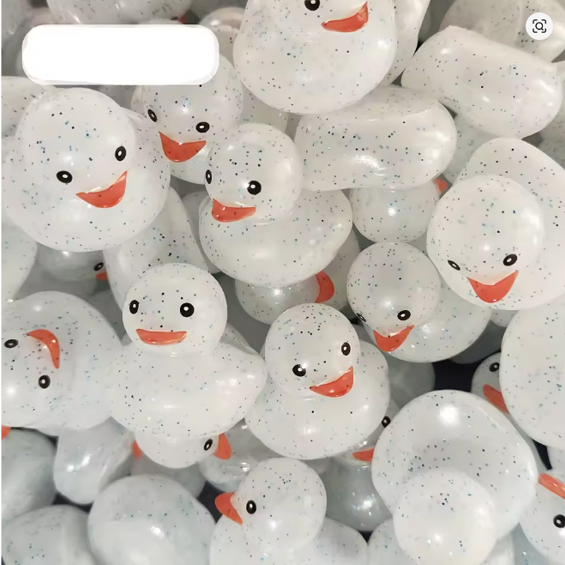 Rubber Duck Bath - 30-300 Transparente Gummienten im Großpack, Mini-Gummienten-Spielzeug