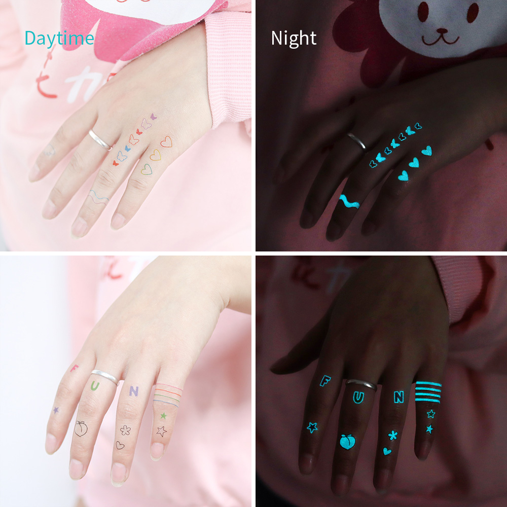 Im Dunkeln leuchtende Tattoo-A – Glow In Dark Stars Bewertung und Preis