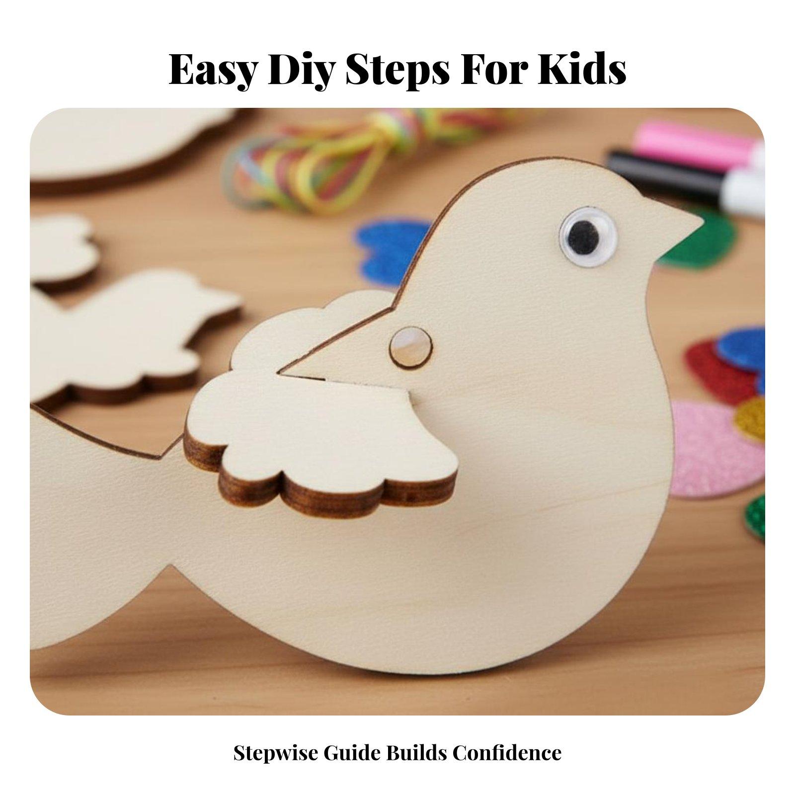 Hölzernes Vogel-Ornament DIY-B – Wooden Puzzle Kids Bewertung und Preis
