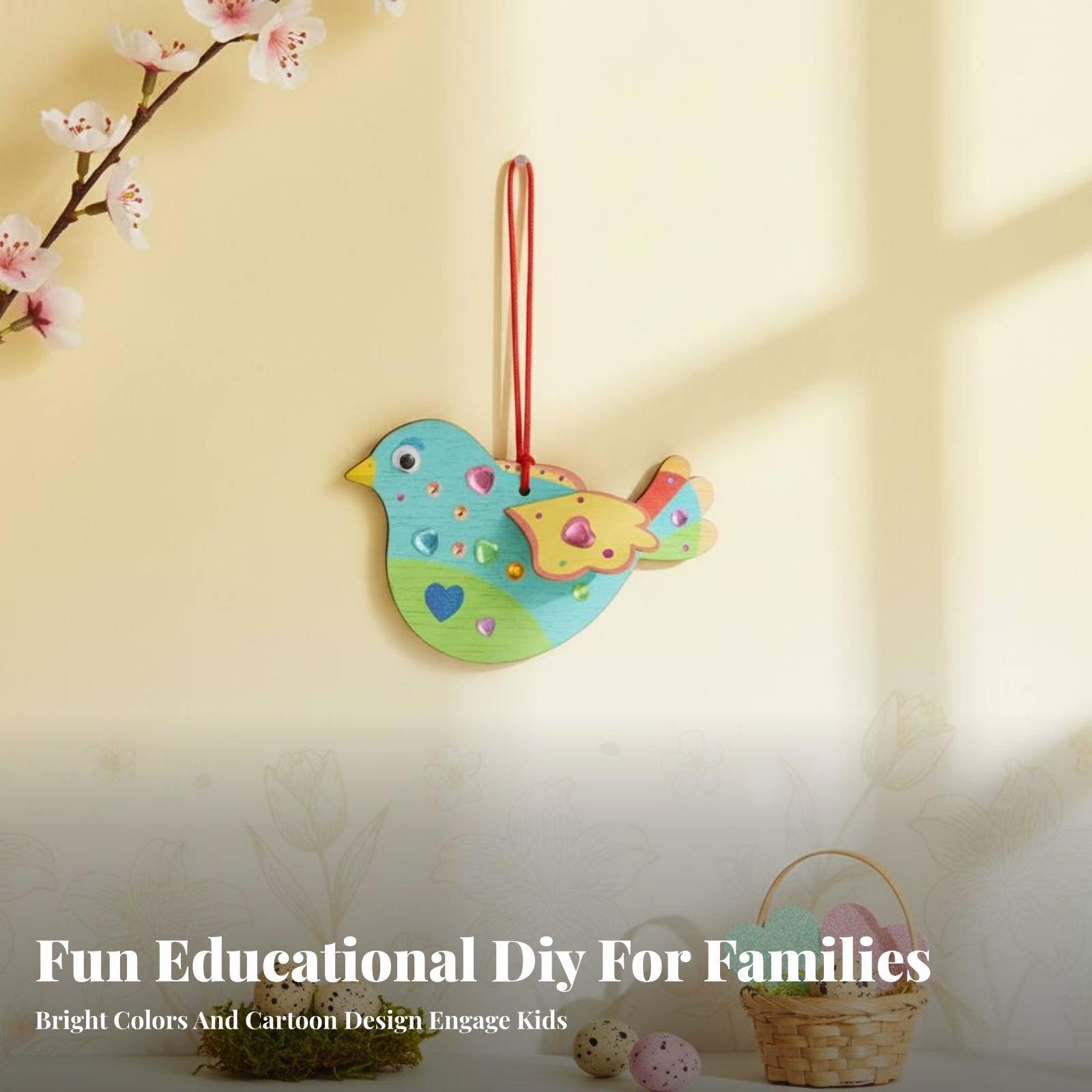 Hölzernes Vogel-Ornament DIY-B – Wooden Puzzle Kids Bewertung und Preis