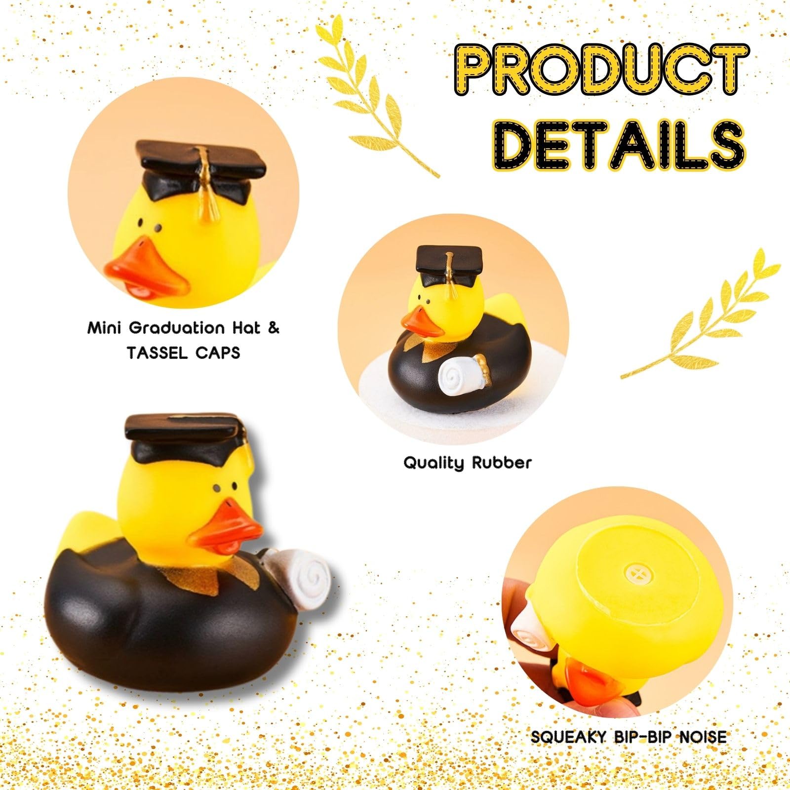 6/12/24 Sets Abschluss-Gummi-E – Rubber Duck Bath Bewertung und Preis