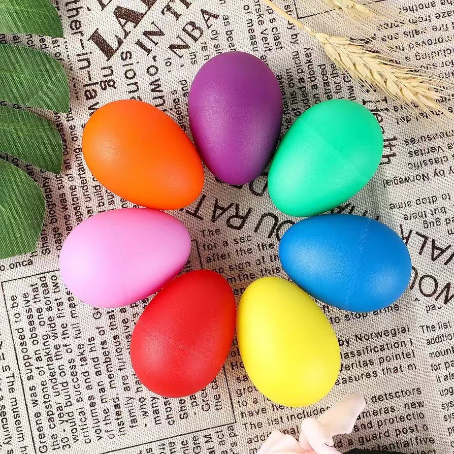 2 Stücke Kunststoff Ei Shaker  – Kids Toys Easter Bewertung und Preis