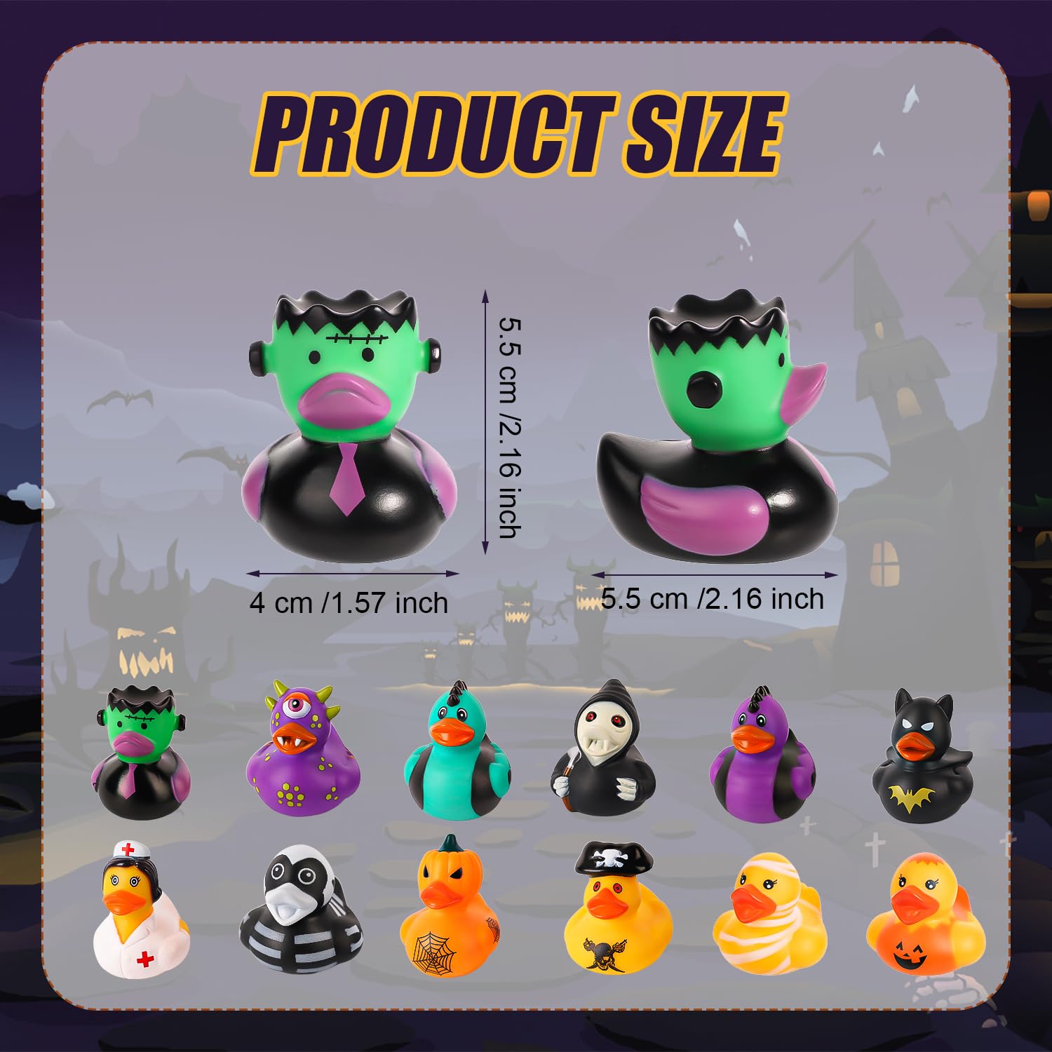 50/100 Stück Halloween-Gummien – Rubber Duck Bath Bewertung und Preis
