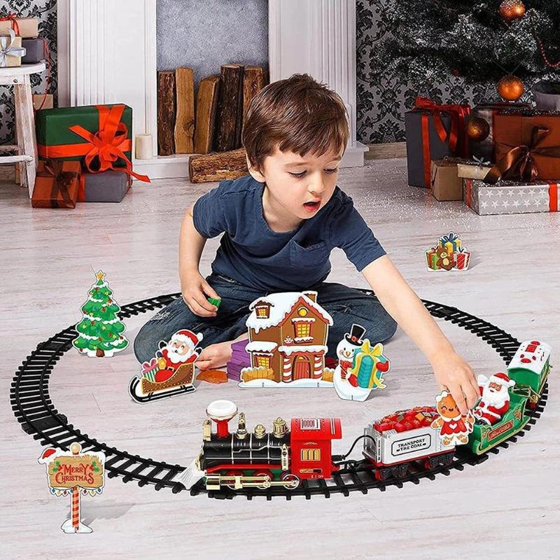 Elektrischer Dampfgarnitur-Zug – Toy Train Track Set Bewertung und Preis