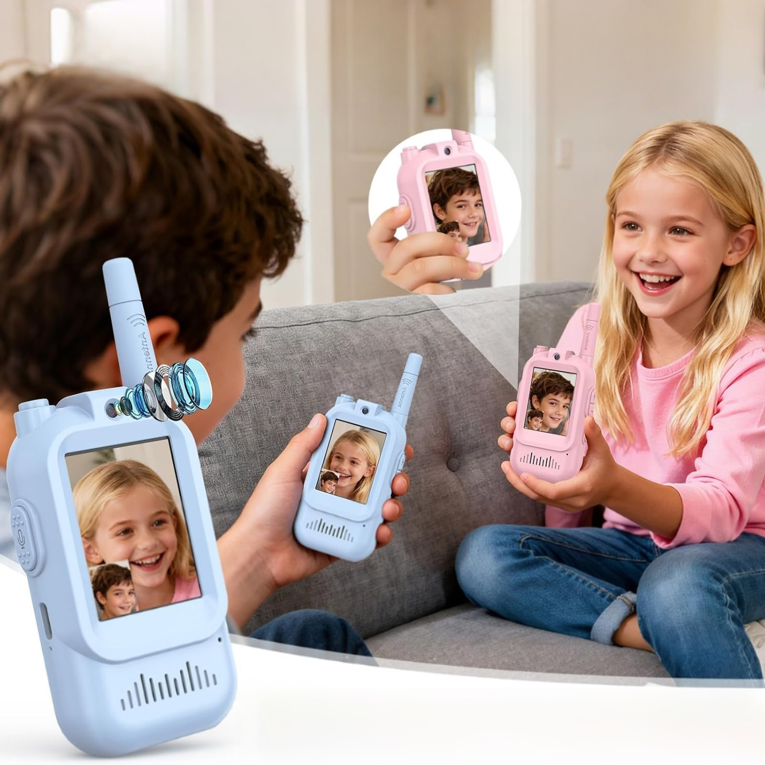 Kinder-Video-Walkie-Talkies, 2 – Toys For Kids Video Bewertung und Preis
