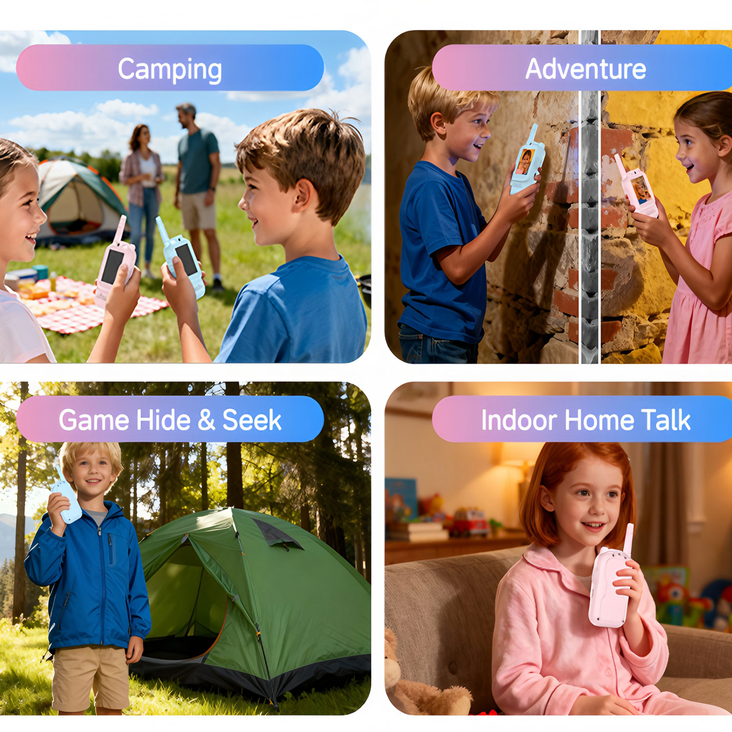 Kinder-Video-Walkie-Talkies, 2 – Toys For Kids Video Bewertung und Preis