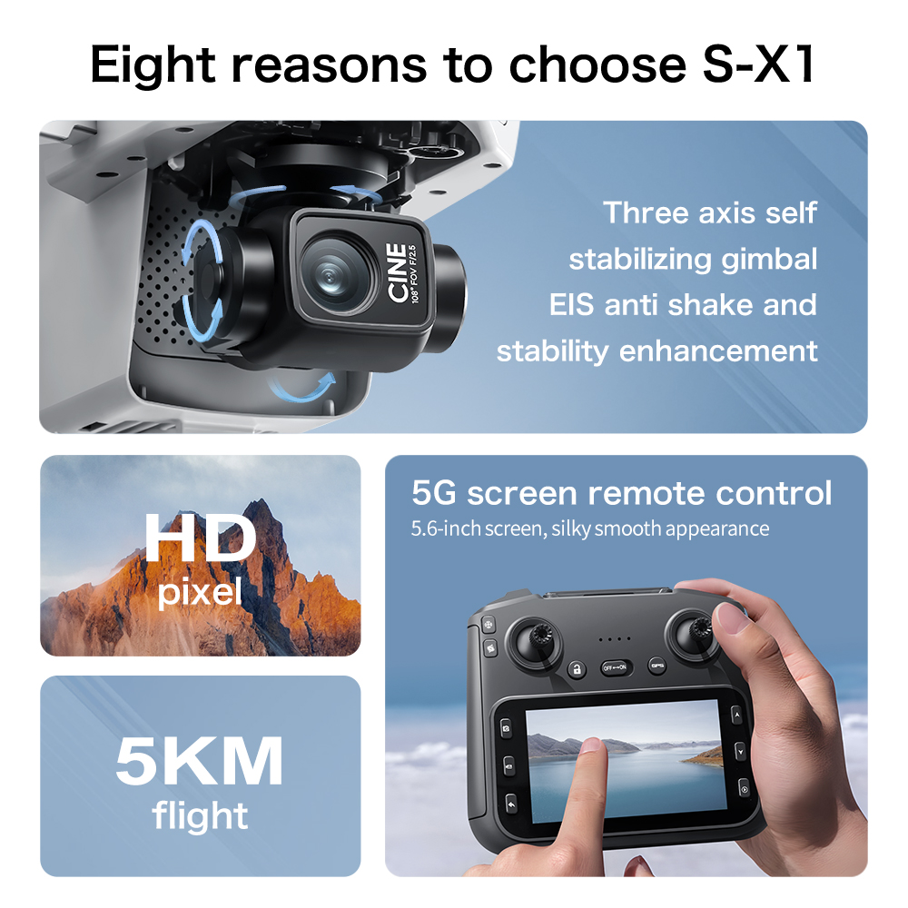 Original S-X1 Drohne 8K HD Pro – Toys For Kids Video Bewertung und Preis