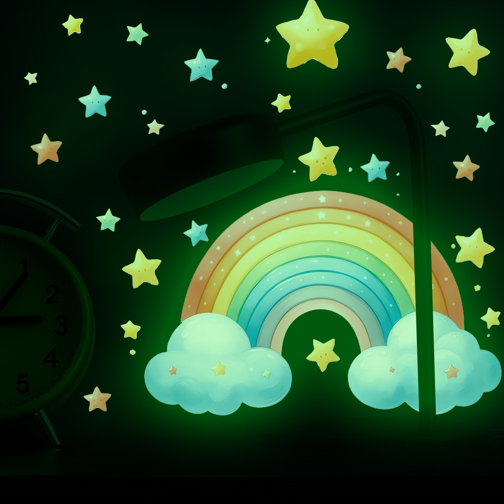 Cartoon Regenbogen Leuchtende  – Glow In Dark Stars Bewertung und Preis