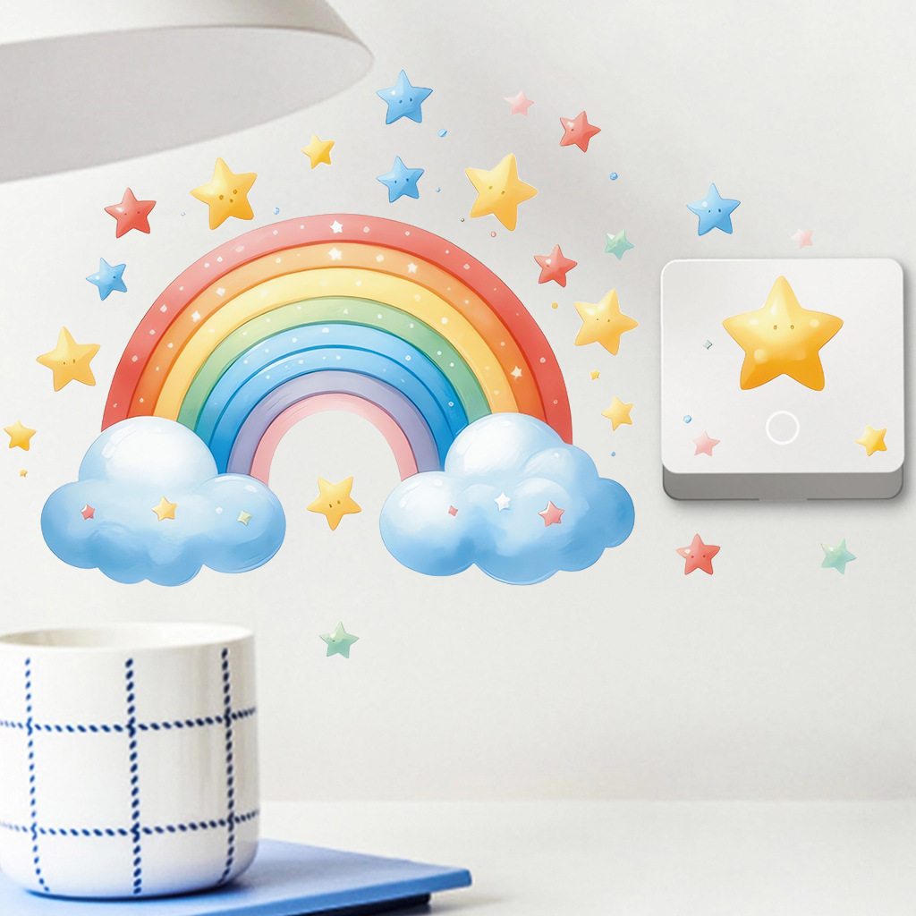 Cartoon Regenbogen Leuchtende  – Glow In Dark Stars Bewertung und Preis