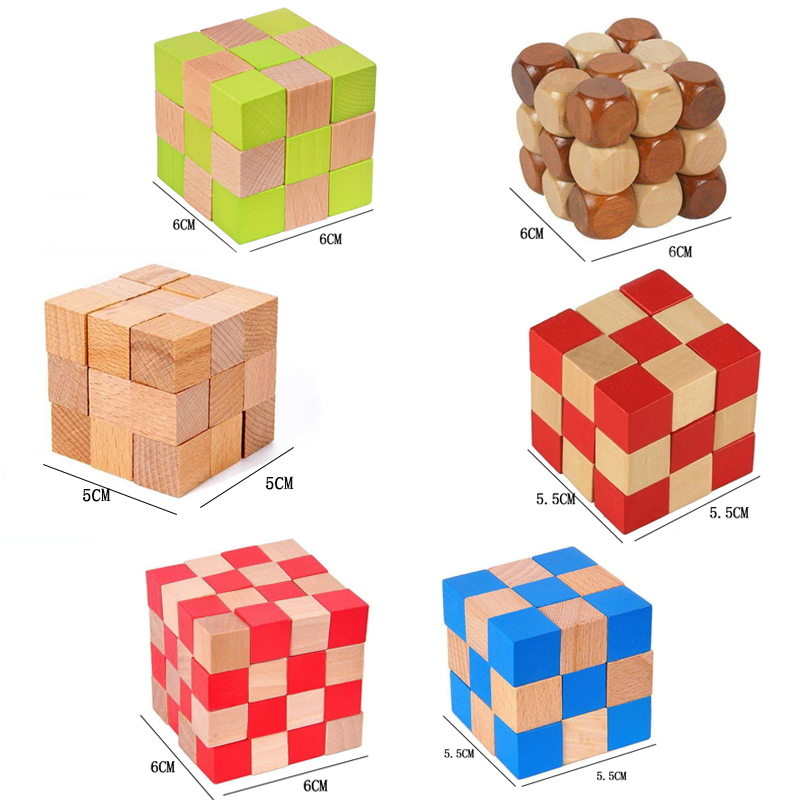 Quadratischer Schlangenwürfel  – Wooden Puzzle Kids Bewertung und Preis