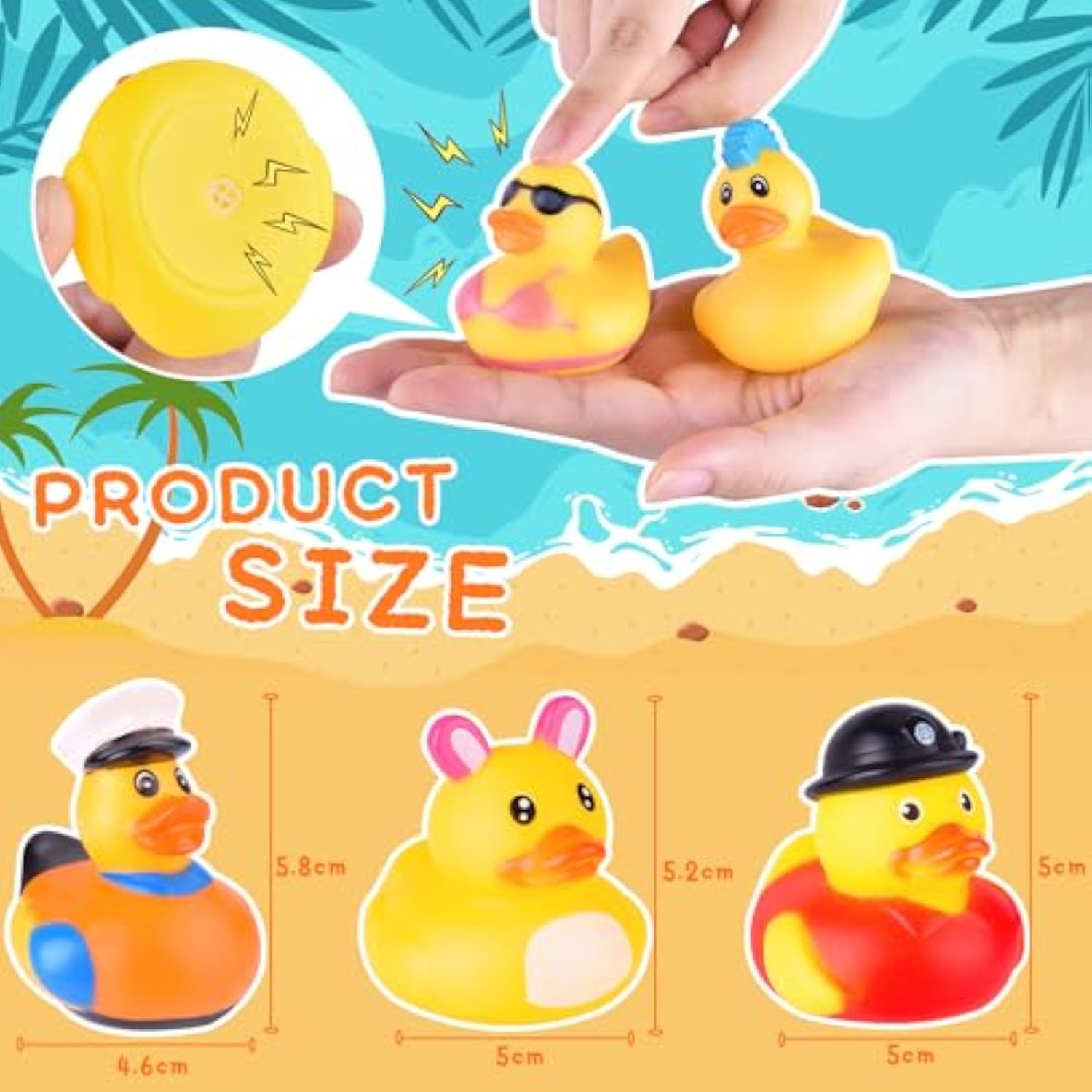 Gummienten in großen Mengen, E – Rubber Duck Bath Bewertung und Preis