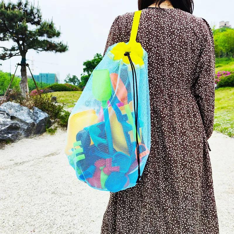 Große, tragbare Netz-Strandtas – Kids Storage Toys Bewertung und Preis