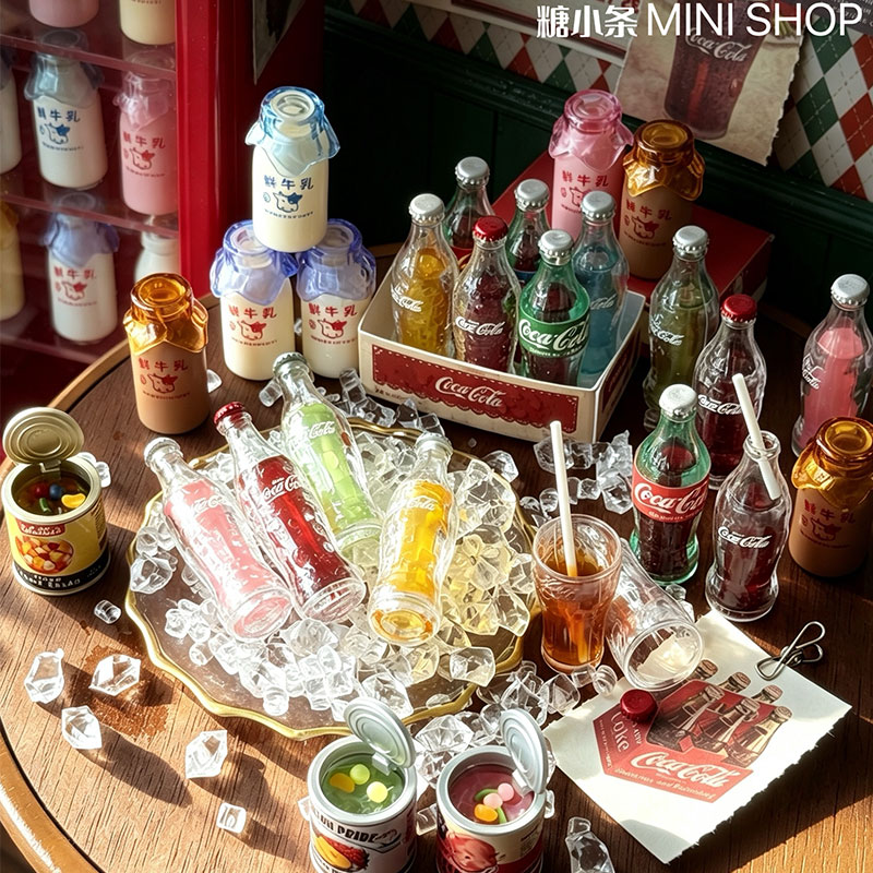 Mini Cola-Milchflaschen-Set 6  – Play Kitchen Set Bewertung und Preis