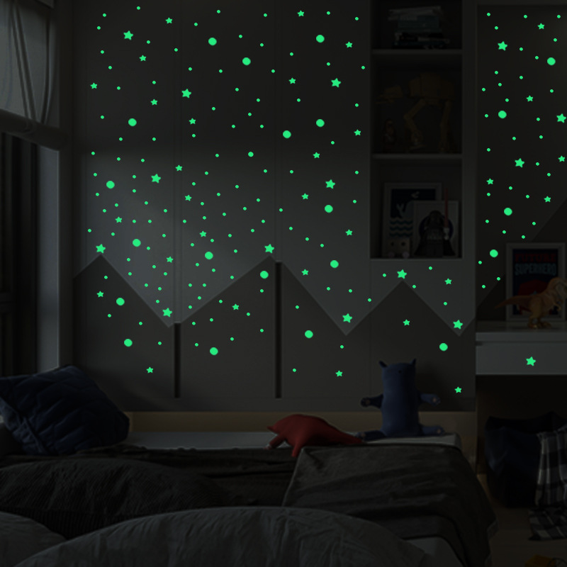 202 Teile/satz 3D Blase Sterne – Glow In Dark Stars Bewertung und Preis