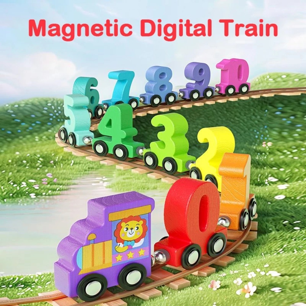 1 Set 0-10 Nummerierte Digital – Toy Train Track Set Bewertung und Preis