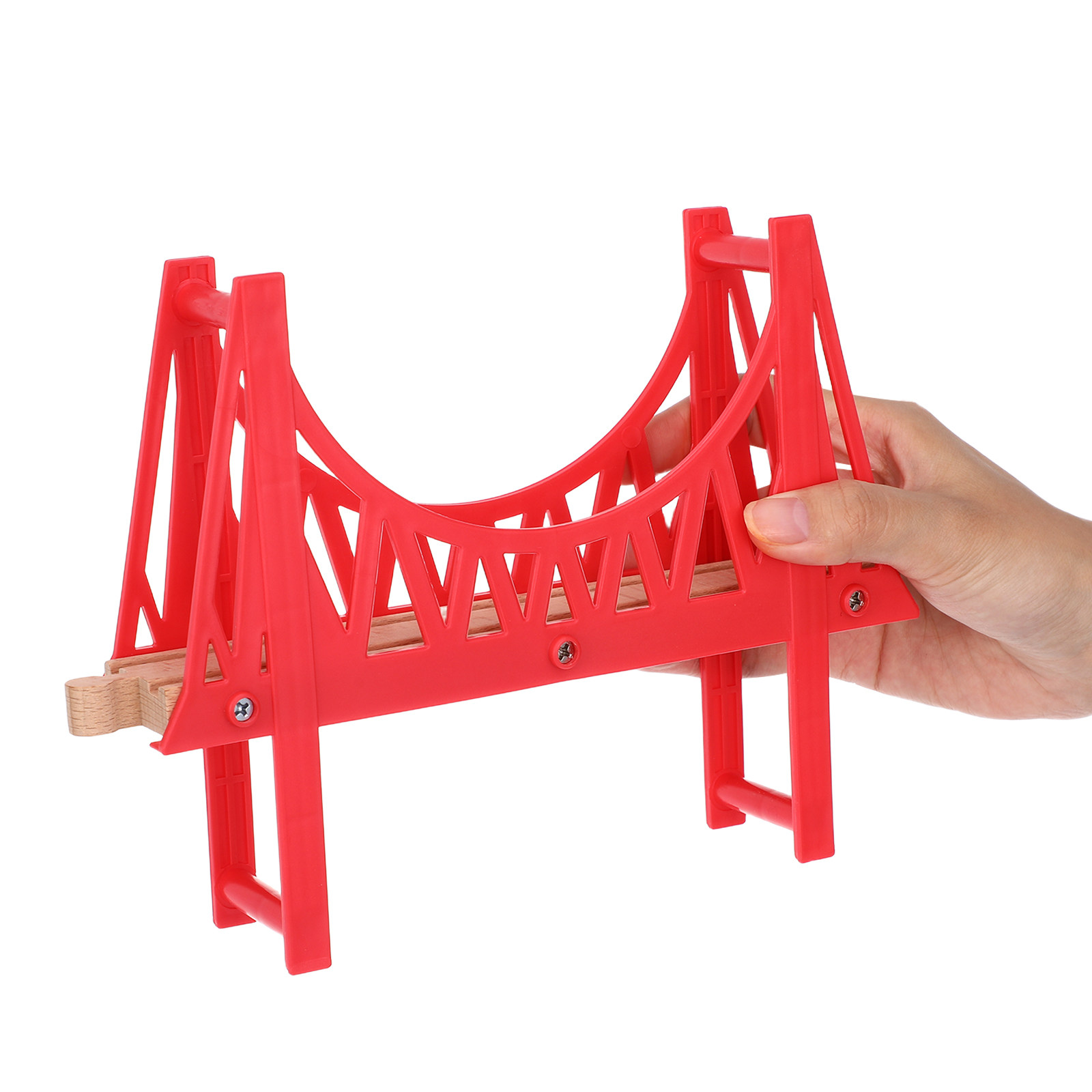 Holzeisenbahn mit abnehmbarer  – Toy Train Track Set Bewertung und Preis
