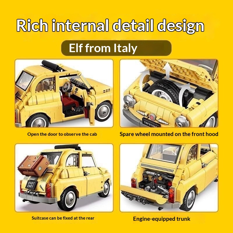 Kompatible Lego 10271 Fiat 500 – Kids Toys Under 500 Bewertung und Preis
