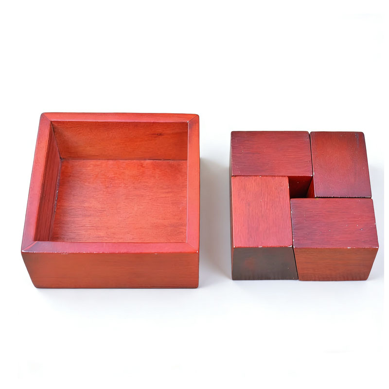 Unmögliches Holz-Gehirnteaser- – Wooden Puzzle Kids Bewertung und Preis