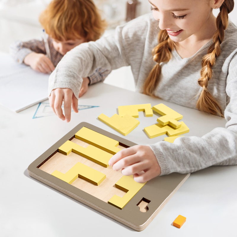 Geometrische Holzpuzzles Herau – Wooden Puzzle Kids Bewertung und Preis