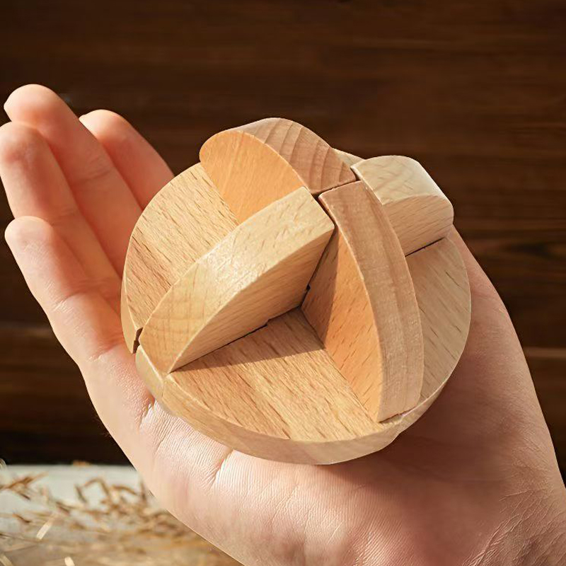 Klassische Lu-Ban-Ball-Rätsel  – Wooden Puzzle Kids Bewertung und Preis