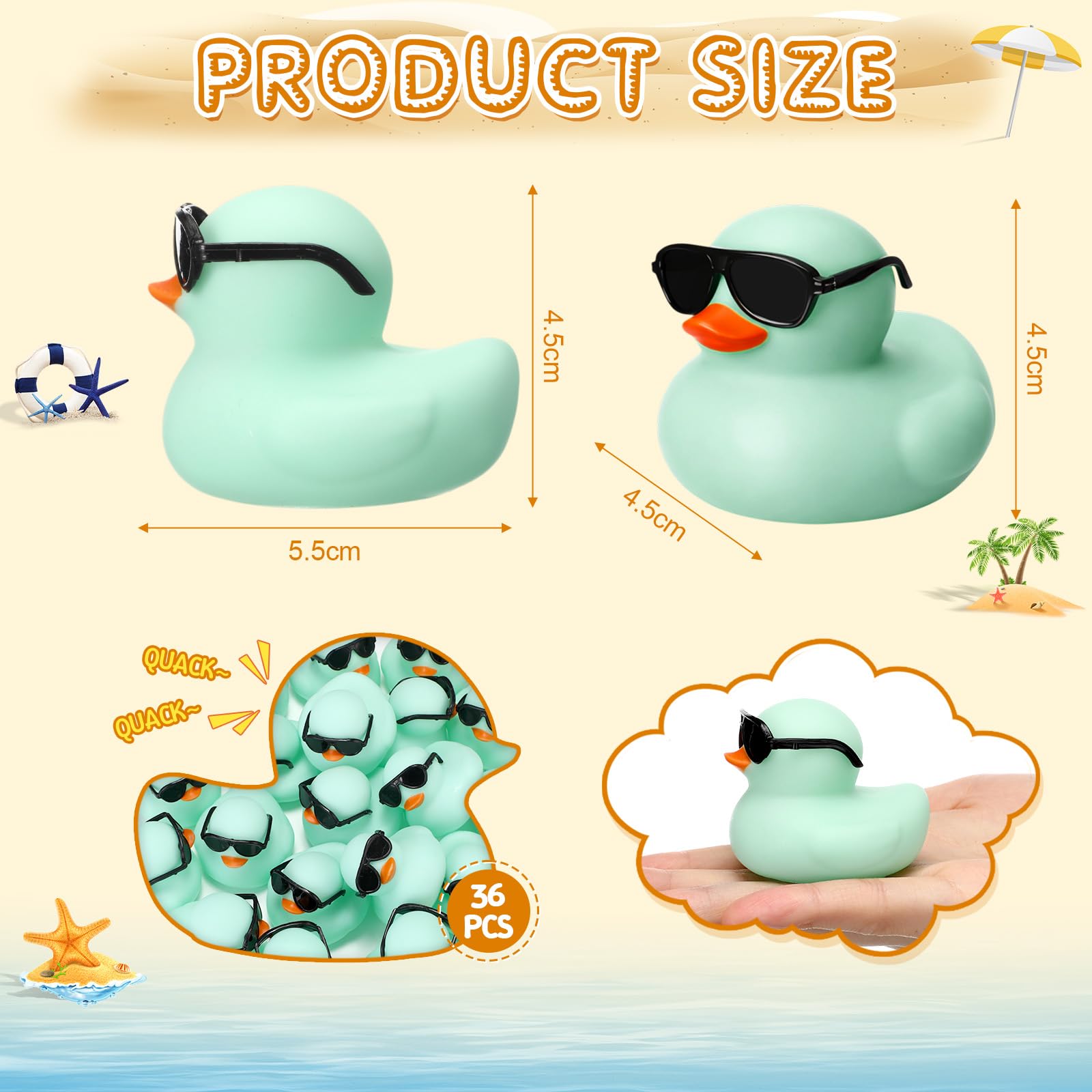 10-100 Stück Grüne Mini-Gummi- – Rubber Duck Bath Bewertung und Preis