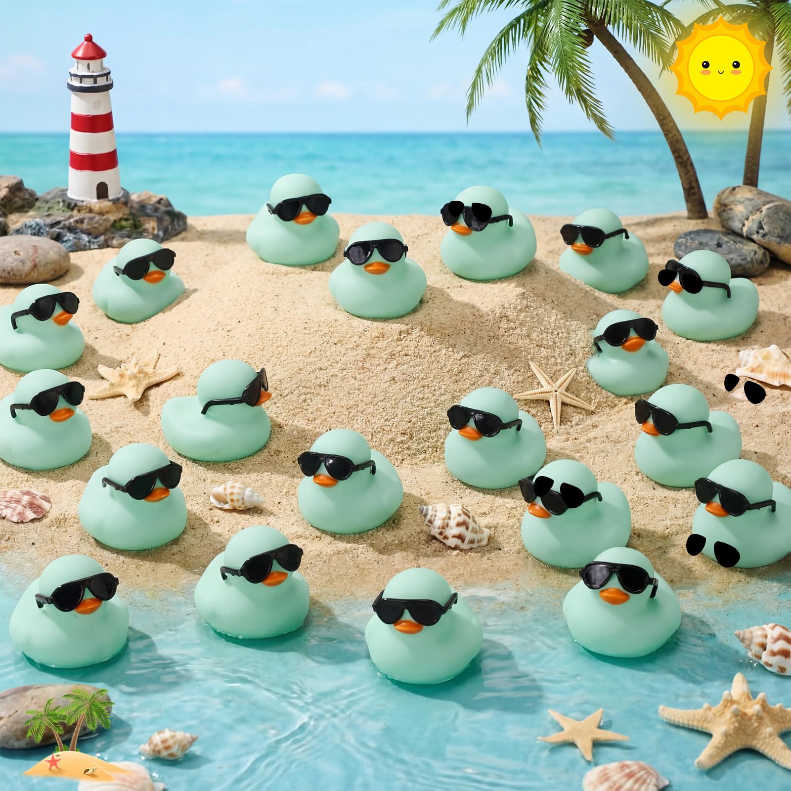 10-100 Stück Grüne Mini-Gummi- – Rubber Duck Bath Bewertung und Preis