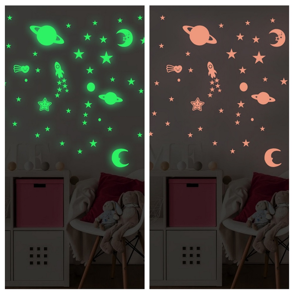 2 Stück/Set leuchtende Wandauf – Glow In Dark Stars Bewertung und Preis
